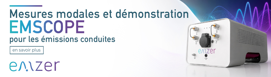 Emzer émissions conduites avec EMSCOPE